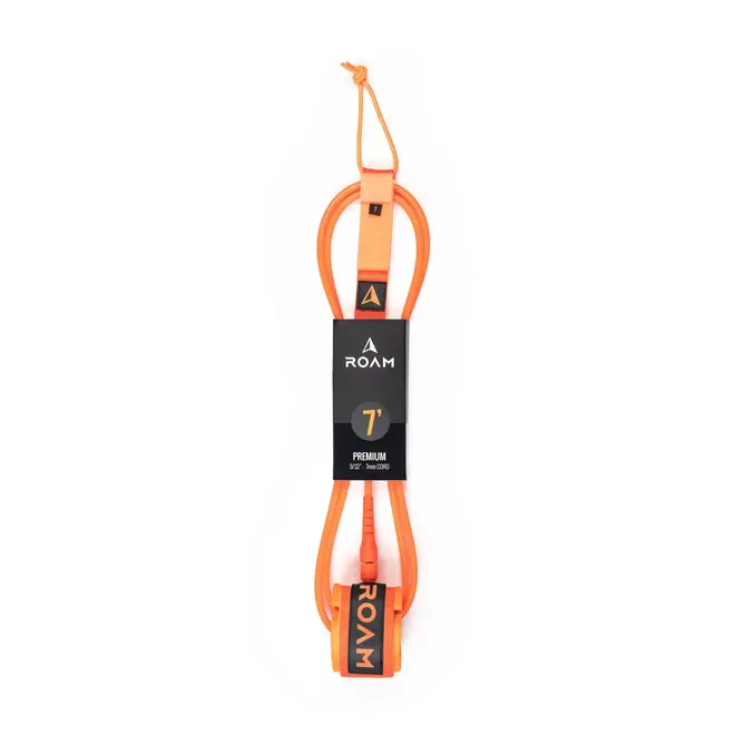 ROAM 7' Premium Leash Orange (7mm)