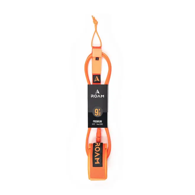 ROAM 9' Premium Calf Leash Orange (7mm)