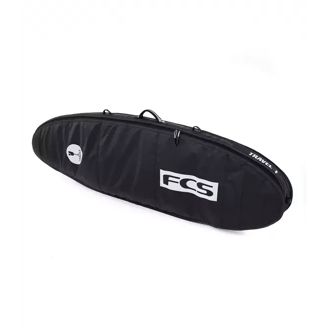 FCS 6'0 Travel Boardbag 1 Fun Board Black/Grey