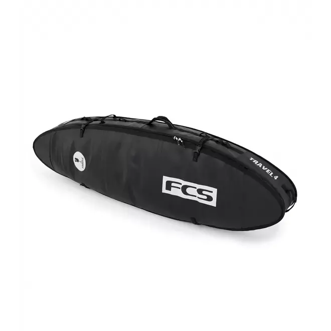 FCS 6'3 Travel Boardbag 4 All Purpose Travel Boardbag Cover Black/Grey