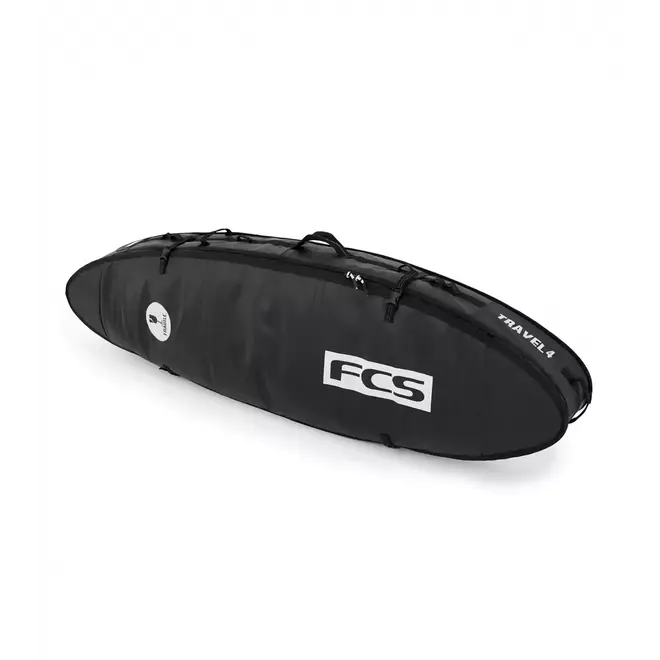 FCS 6'7 Travel Boardbag 4 All Purpose Travel Boardbag Cover Black/Grey