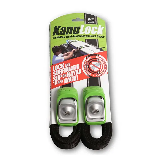 Kanulock Lockable Tiedown Set 2.5m / 8ft