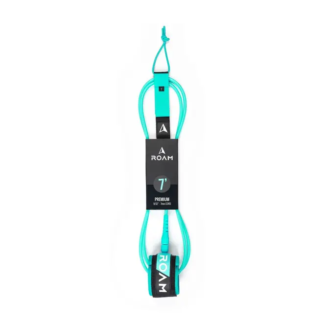 ROAM 7' Premium Leash Sea Green (7mm)