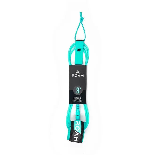 ROAM 8' Premium Leash Sea Green (7mm)