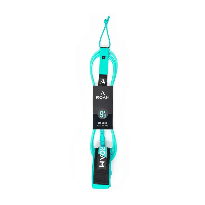 ROAM 9' Premium Calf Leash Sea Green (7mm)