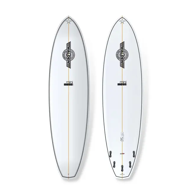 7'6 Walden Mini Mega Magic - Fusion HD - FCS II - 5 Fin - White