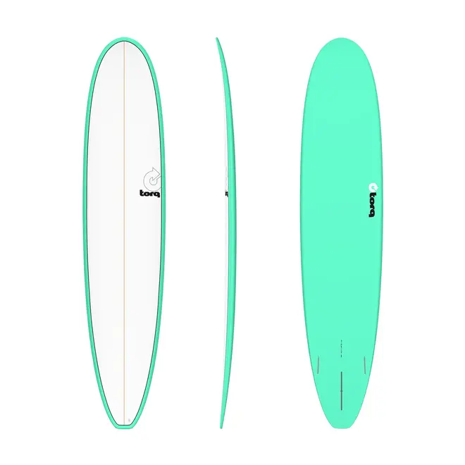 9'0 Torq Longboard - Futures - 2 + 1 - Seagreen White Deck