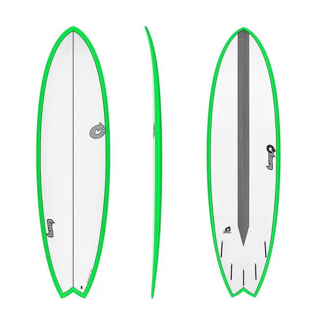 5'11 Torq Fish CS - Futures - 5 Fin - Green Rail