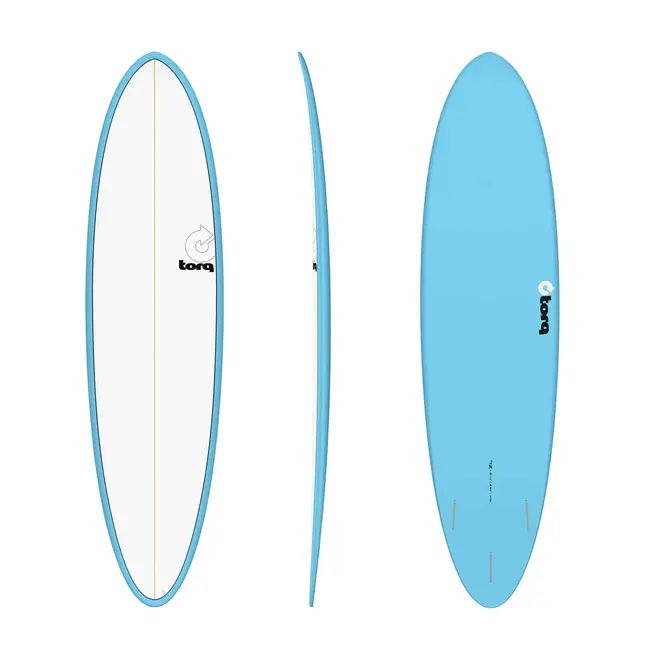 7'2 Torq Funboard - Futures - 3 Fin - Blue White Deck