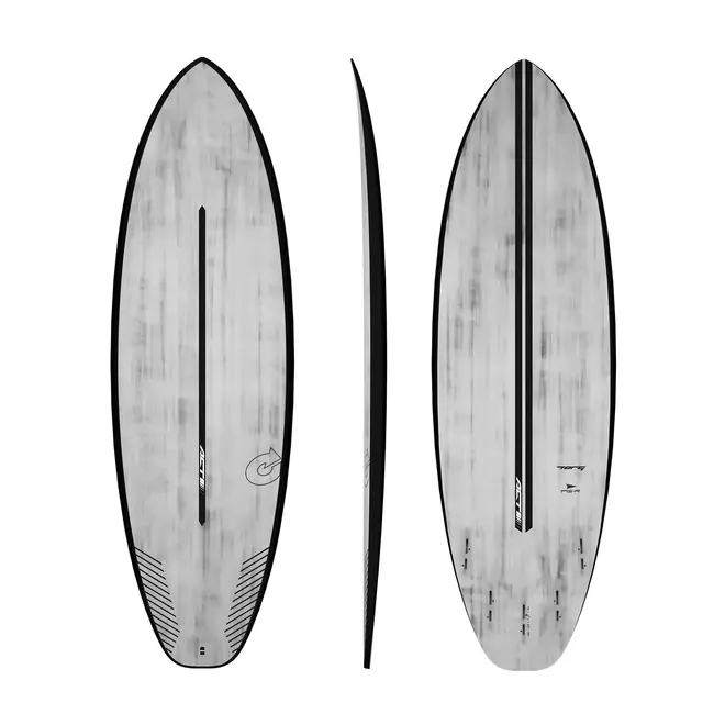 5'10 Torq PG-R ACT - FCS II - 5 Fin - Brushed Black Rails