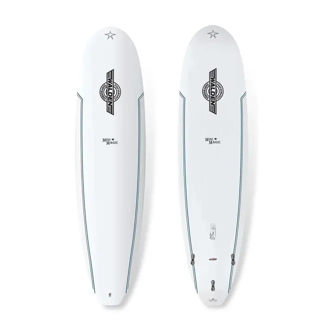 7'6 Walden Mini Magic - Dual Core - FCS II - 3 Fin - White