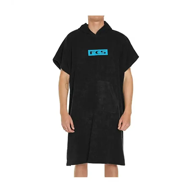 FCS Towel Poncho Black