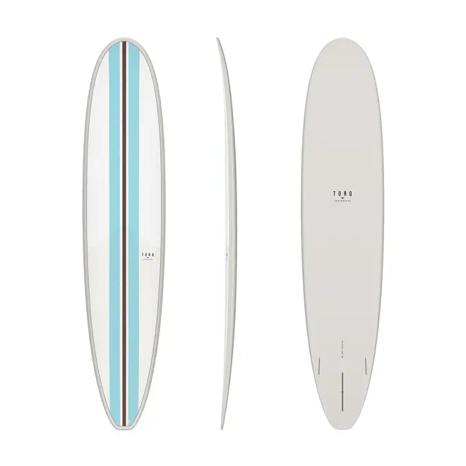 8'6 Torq Longboard - Futures - 3 Fin - Classic Lines Pattern