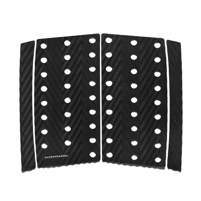 Haydenshapes Traction - 4 Piece Front Deck Grip Pad - Black