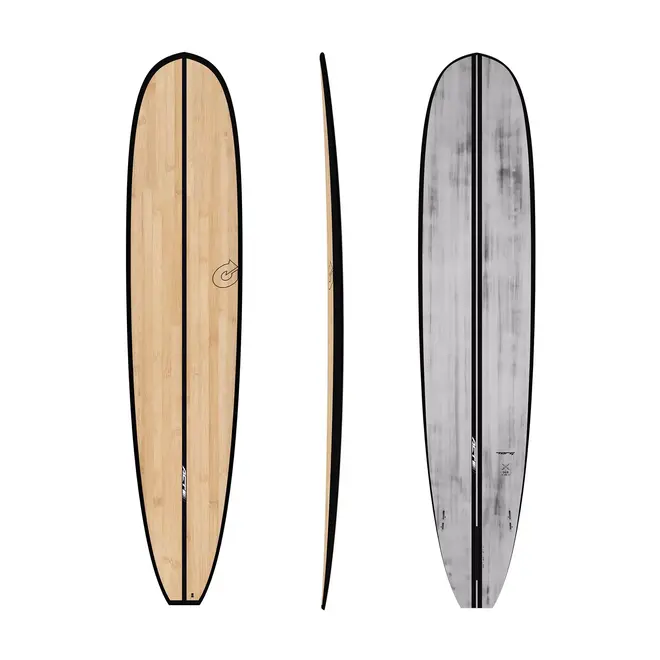 9'1 Torq The Don NR ACT - FCS II - 2 + 1 - Clear Bamboo Black Rails