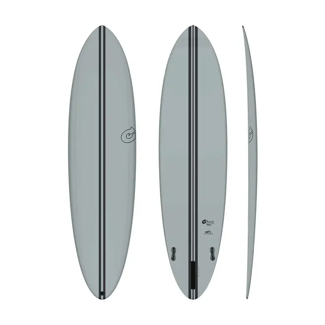 Torq Chopper TEC - FCS II - 2 + 1 Fin 7'6 Grey