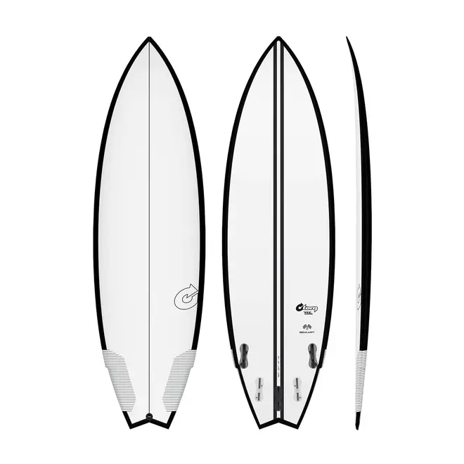 6'2 Torq GoKart TEC - FCS II - 5 Fin - Black Rail