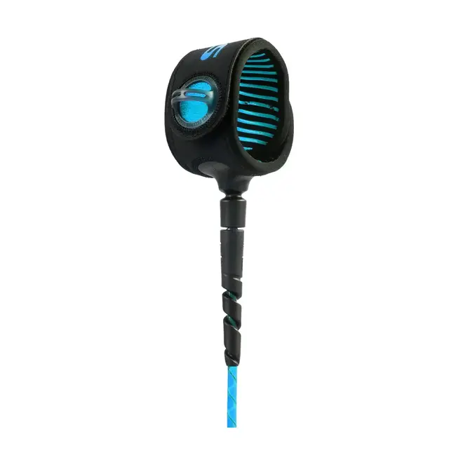 FCS 6' Freedom Helix All Round Leash Blue/Black