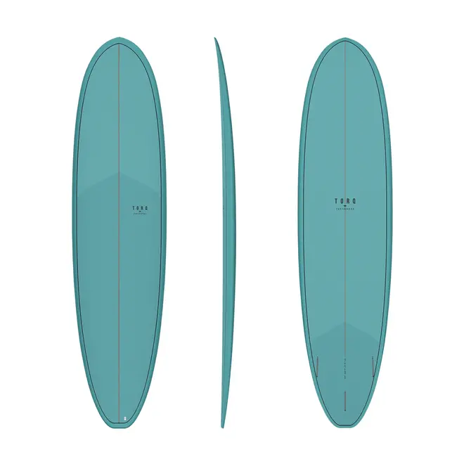 8'2 Torq Funboard V+ - Futures - 3 Fin - Classic Color Pewter Blue Pattern