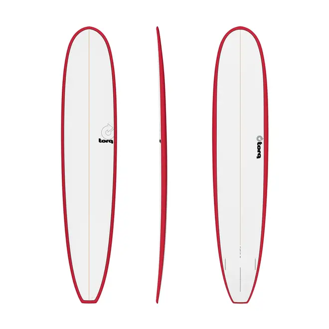 9'6 Torq Longboard - Futures - 2 + 1 - Red Rail Pinline