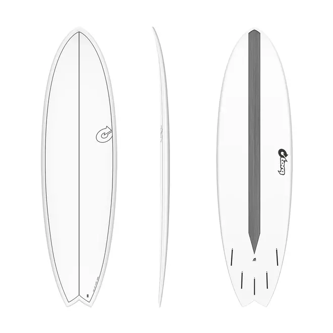 6'6 Torq Fish CS - Futures - 5 Fin - White