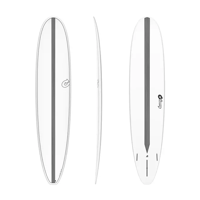 9'1 Torq Longboard CS - Futures - 2 + 1 - White