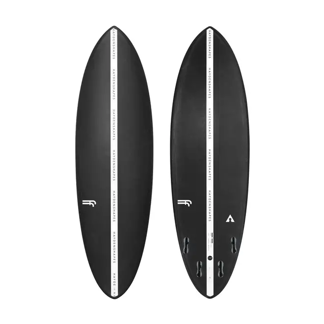 5'4 Haydenshapes Hypto Krypto FF - FCS II - 5 Fin - B/W Inverted