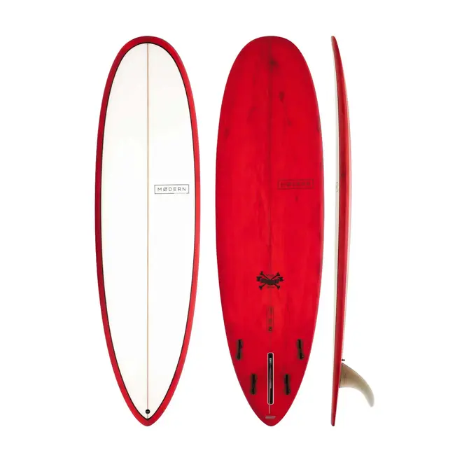 6'8 Modern Love Child PU - FCS II - 4 + 1 - Red Tint