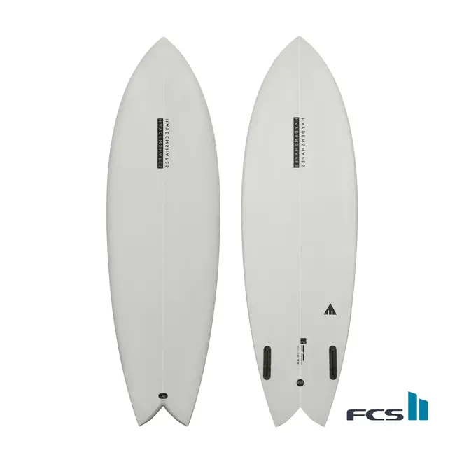Haydenshapes Hypto Krypto TWIN PU - FCS II - 2 Fin 6'6 Kelp
