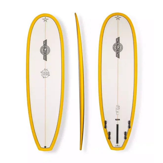 6'4 Walden Micro Magic - Trueride PU - FCS II - 4 + 1 - Yellow