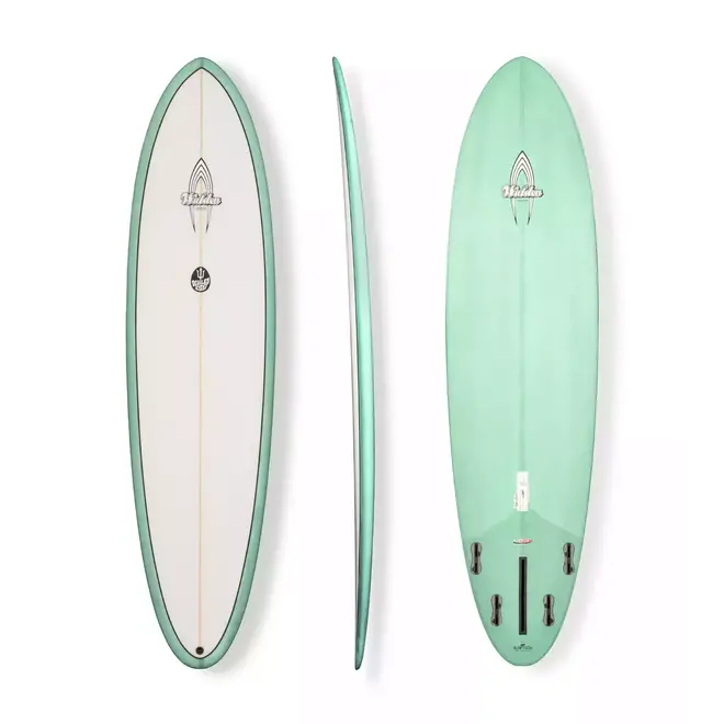 7'0 Walden Deviled Egg - Trueride PU - FCS II - 4 + 1 - Teal