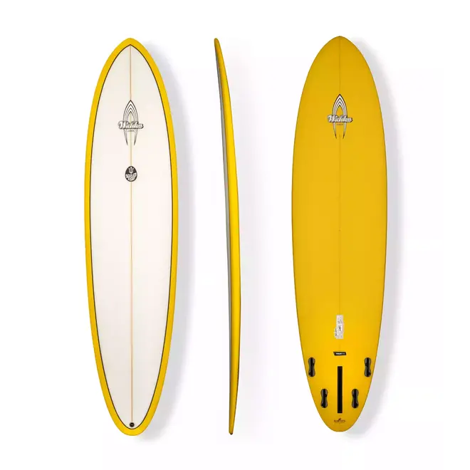 7'6 Walden Deviled Egg - Trueride PU - FCS II - 4 + 1 - Yellow