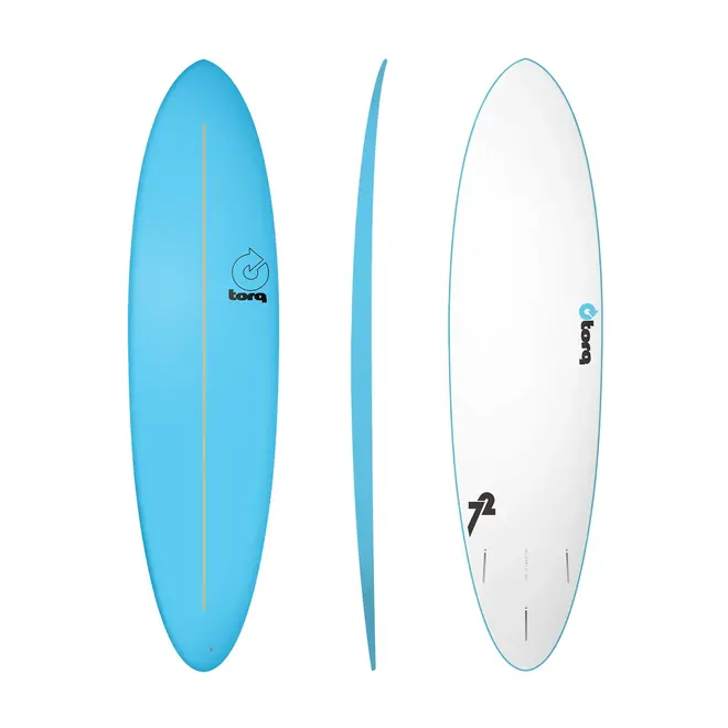 7'2 Torq Funboard Soft Performance - Futures - 3 Fin - Blue