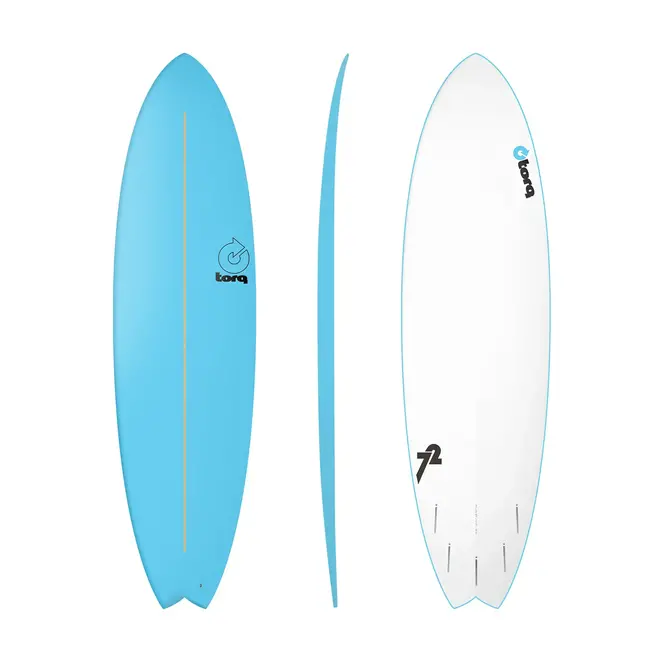 7'2 Torq Fish Soft Performance - Futures - 5 Fin - Blue