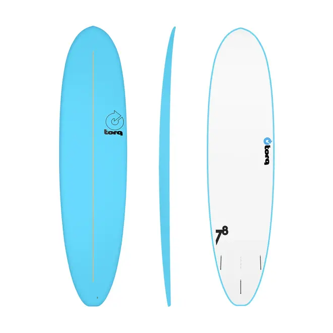 7'8 Torq Funboard V+ Soft Performance - Futures - 3 Fin - Blue