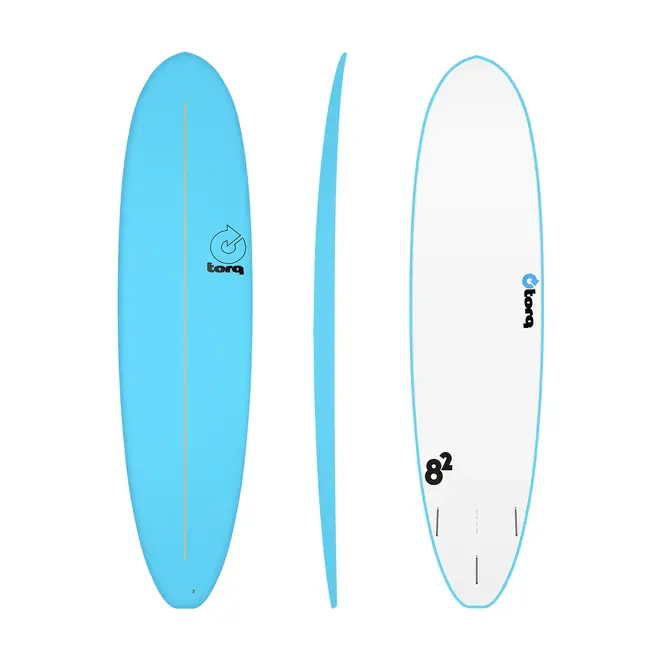 8'2 Torq Funboard V+ Soft Performance - Futures - 3 Fin - Blue