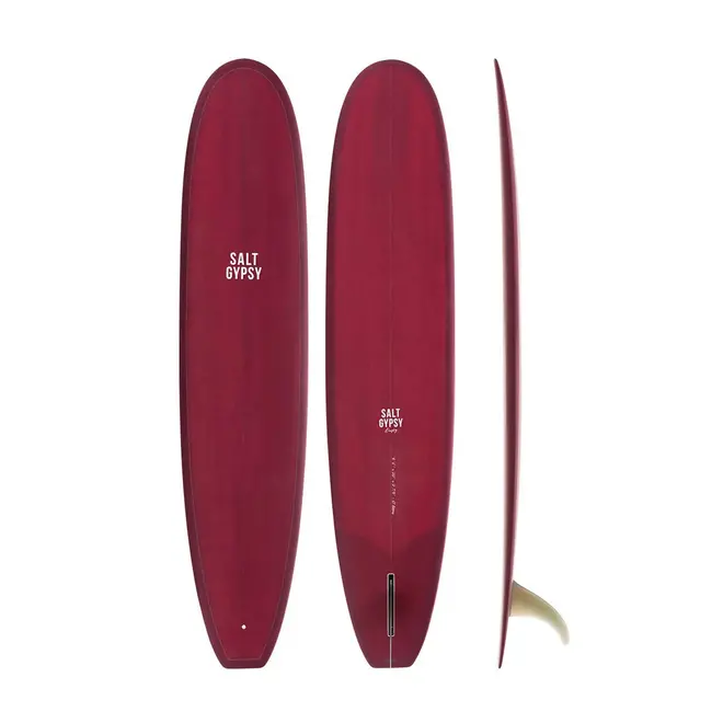 Salt Gypsy Dusty Retro Longboard PU - Single Fin FACTORY SECOND 9'0 Merlot