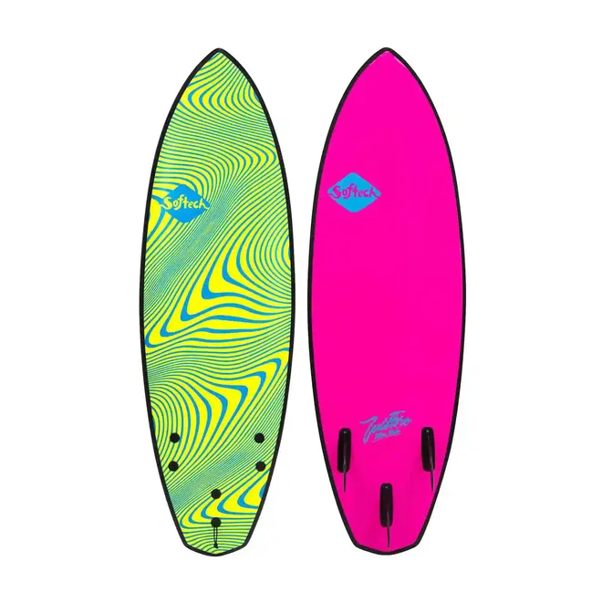 5'11 Softech Toledo Wildfire - FCS II - 3 Fin - Neon