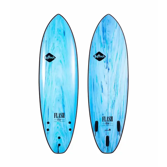 6'0 Softech Flash Eric Geiselman - FCS II - 3 Fin - Aqua Marble