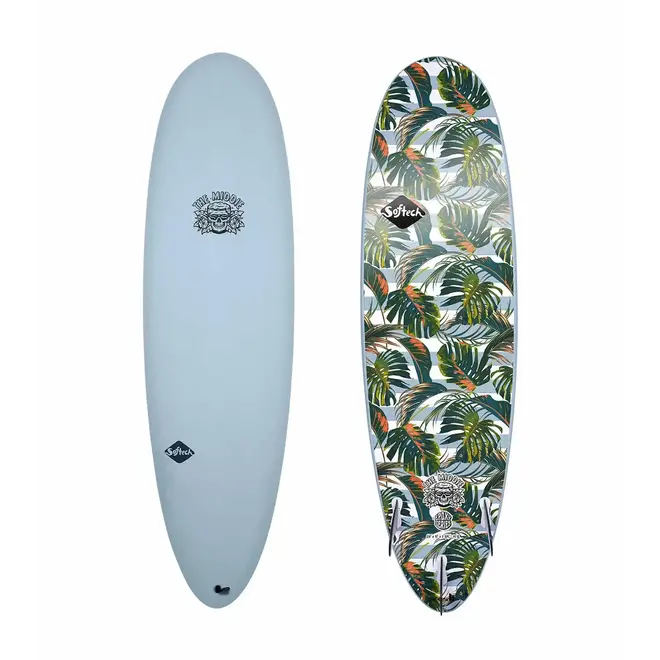 6'4 Softech The Middie Epoxy Series - FCS II - 3 Fin -Trop