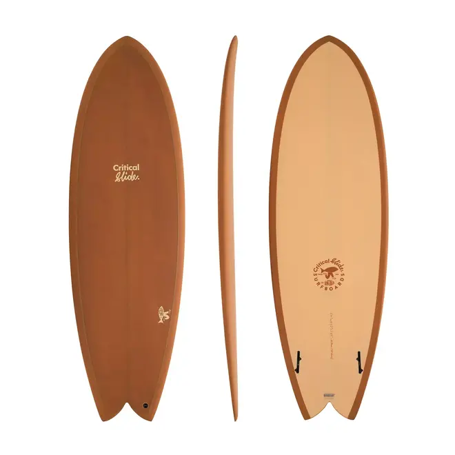 5'7 Critical Slide Angler PU - FCS II - 2 Fin - Ochre