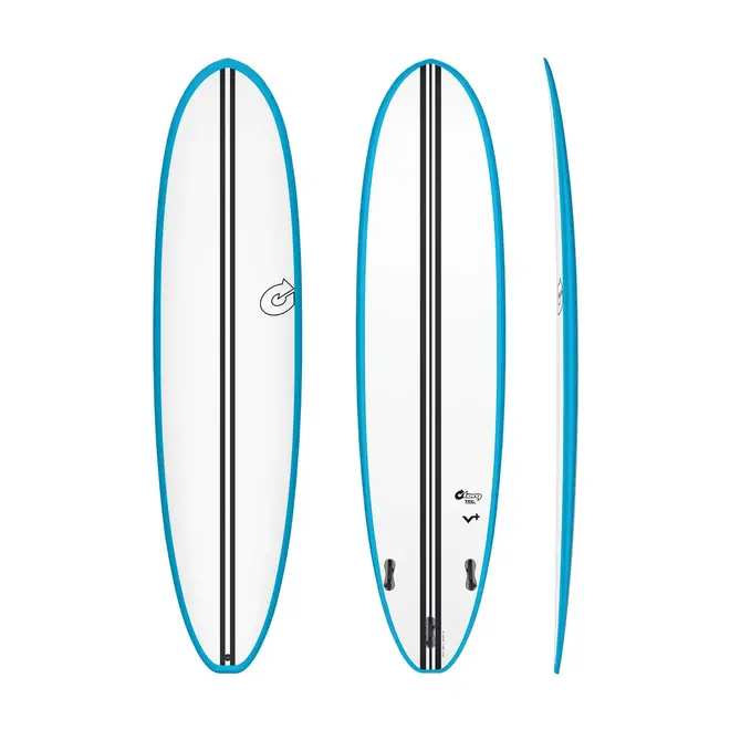 7'4 Torq V+ TEC - FCS II - 3 Fin - Blue Rail