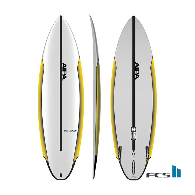 5'7 Aipa Dark Twinn - Dual Core - FCS II - 3 Fin