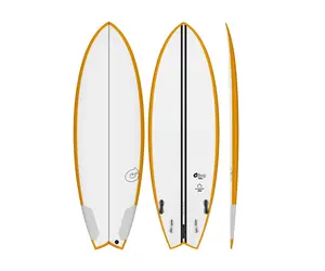 5 10 Torq Summer Fish TEC FCS II 5 Fin Orange Rail Aloha surf