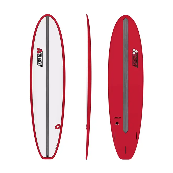 7'6 Channel Islands Chancho - Torq X-Lite - Futures - 3 Fin - Red