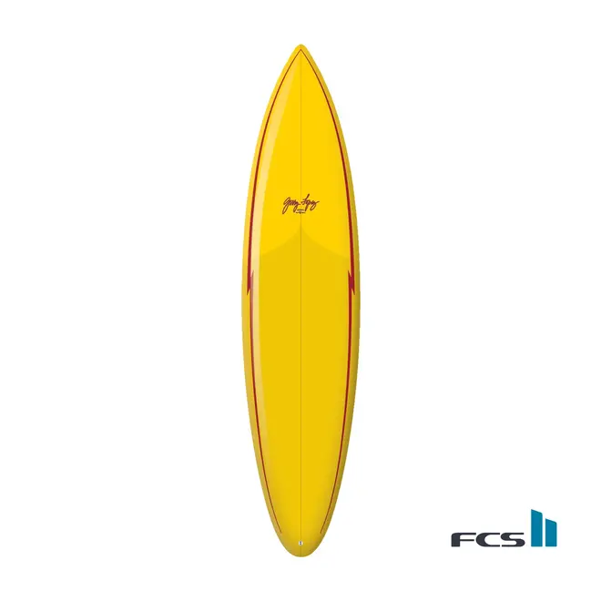 7'4 Gerry Lopez Pocket Rocket - Trueride PU - FCS II - 5 Fin - Blue