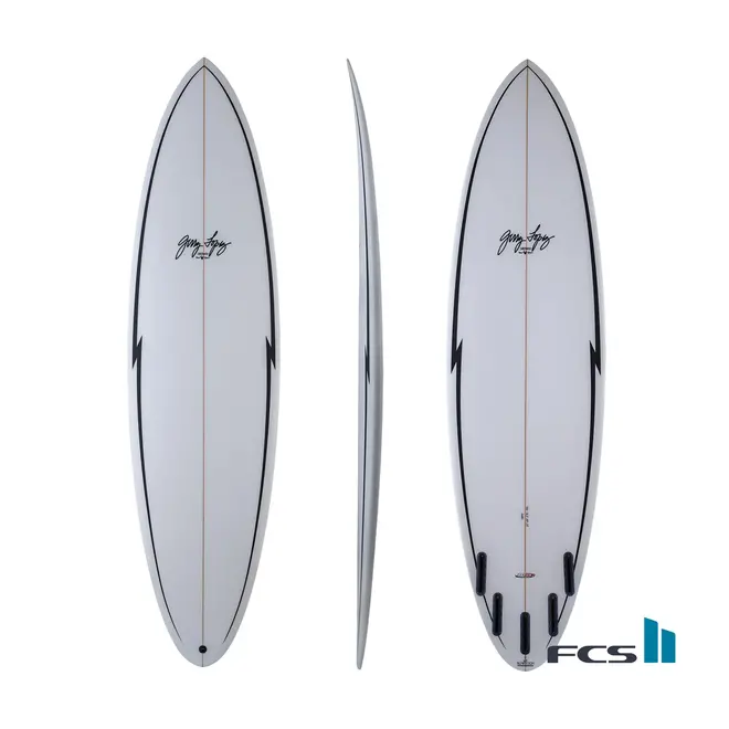 Gerry Lopez Squirty - Fusion HD - Futures - 5 Fin 5'10 Clear