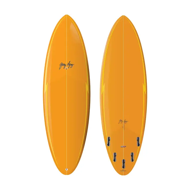 6'0 Gerry Lopez Squirty - Trueride PU - FCS II - 5 Fin - Yellow