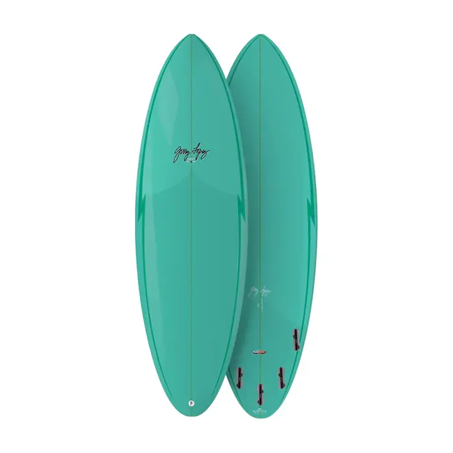 6'8 Gerry Lopez Squirty - Trueride PU - FCS II - 5 Fin - Teal