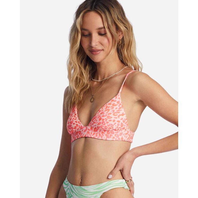 Billabong Dames Lei Low Reversible Bikini Top Multi